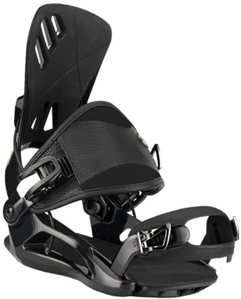 XUCZHAI Fijaciones for Snowboard Clips metálicos de Fibra Carbono híbridos Marco Nailon Reforzado con Vidrio Alta Resistencia(Black,S(36-38))