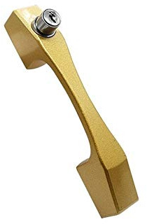 Blocca schermo, serratura a maniglia, Maniglia Serratura, Tre-push schermo del diamante, zanzariera scorrevole Blocca schermo, antifurto serratura con chiave