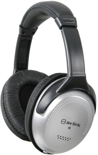 QTX Sound - Casque audio DJ - Ecouteurs Hifi confort et son avec coussins (Jack 3,5 mm, adaptateur 6,3 mm fourni) - Noir et gris