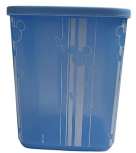 Tupperware Contenitore per congelatore, 1800 ml, Cubix, blu, con cristalli di ghiaccio, Topolino