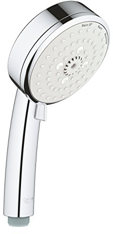 GROHE Tempesta Cosmopolitan - 100 Handbrause (3 Strahlarten, Antikalk-System, langlebige Oberfläche), chrom, 27572002
