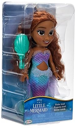 Disney Die kleine Meerjungfrau Arielle Puppe mit Haarkamm, 15,2 cm