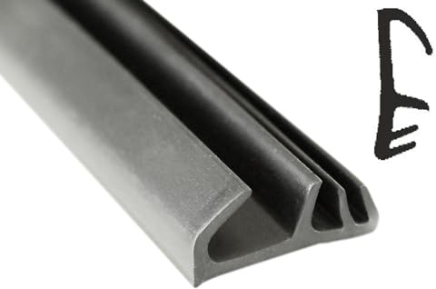 SN-TEC Holzfensterdichtung/Renovierungsdichtung/Fenstergummi SD 2483 für 2,5 bis 5,5 mm Nut für Holz Fenster, Farbe: schwarz (10 Meter)