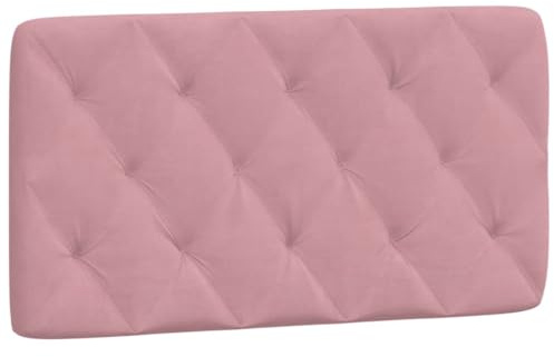 vidaXL Kopfteil-Kissen Rosa 100 cm Samt