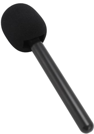Kabelloser Mikrofon-Griff-Adapter mit Schaumstoff, Kabelloser Interview-Mikrofon-Griff-Adapter für Mic 1/2, für Rode Wireless Go 2, für Hollyland Lark M1 C1 150, für G1,