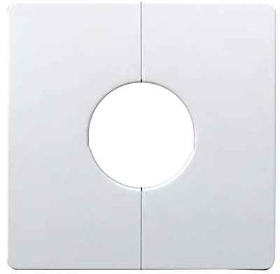 EAJORN Geteilter quadratischer Wand-Spaltflansch für Rohre mit einem Durchmesser von 0,47 Zoll/2,2 cm/3,2 cm (1,26 Zoll)
