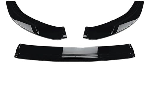 IUKMRT Front Spoiler Lippe Für VW Für Golf 7 MK7 Für GTI R Für 2012-2017 ABS Frontstoßstange Splitter Lip Spoiler Schutzabdeckung Karosserie-Kit Auto Frontspoiler(Gloss Black)