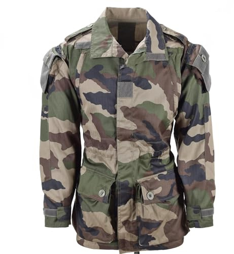 Militar Veste d'armée française authentique Feline T4 de combat CCE camouflage pour climat tropical NEUVE, vert, Small