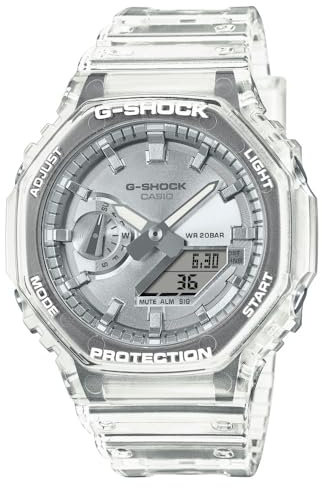Casio GA-2100BM-7A8ER Transparent Carbon/Resin Digital Quartz Man Watch
