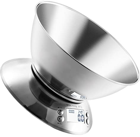 Zerodeko Balance Pour Aliments Cuisine De Balances Électroniques Acier Inoxydable Outil De Pesée Accessoire De Cuisine