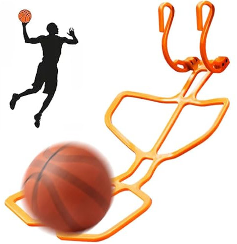 Basketball Rebounder, tragbarer Schussrücklauf für Indoor-Outdoor-Training, Schießübungshilfe und Ballfänger-Aufsatz