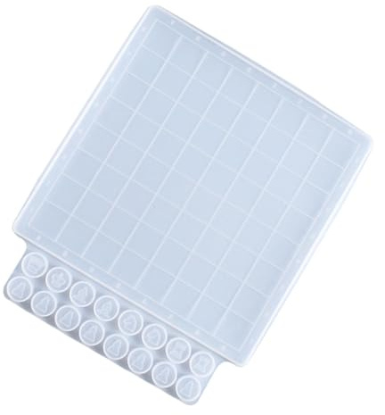 POPETPOP Moldes de Silicona para Piezas de DIY Moldes de Resina Epóxica de Familiar Educativo Desmoldeo y Reutilizable