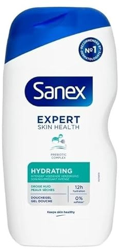 Sanex Lot de 6 gels douche hydratants pour homme et femme 400 ml