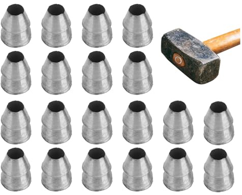 Cunei per manici per utensili, kit per ascia - Cunei per ascia con in metallo - con manico rotondo in acciaio, set di cunei Sostituzione a maniglia del per la slitta del da carpentiere '