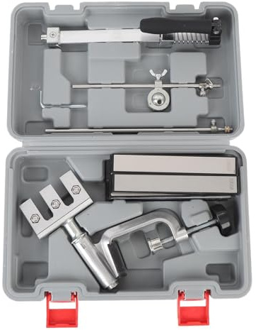 Kit de afilador de cortadores, estructura robusta, de rotación de 360° con 10 piedras de afilar para cocina, cortadores japoneses
