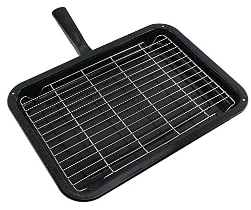 Spares2go Grill Pan & Mesh for Smeg Bosch Neff & Beko Cookers