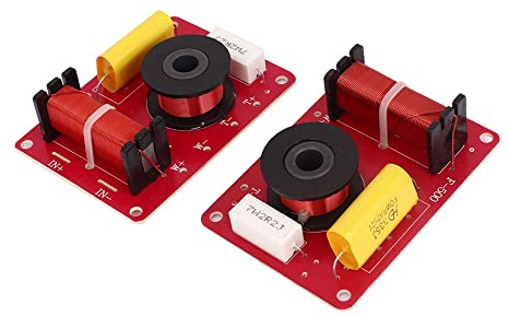 uxcell 2 Pcs 100W 2-Way Speaker System Audio Crossover Filters Frequency Distributor