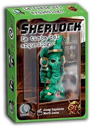 MAGICBOX La Tumba del arqueólogo - Sherlock Q System - Juego de Cartas de deducción, Nivel Medio, De 1 a 8 Jugadores, A Partir de 10 años, 60 Minutos