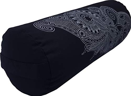 Tvamm Lifestyle BOLster Special - Cojín para yoga (65 x 22 cm, relleno de trigo sarraceno)