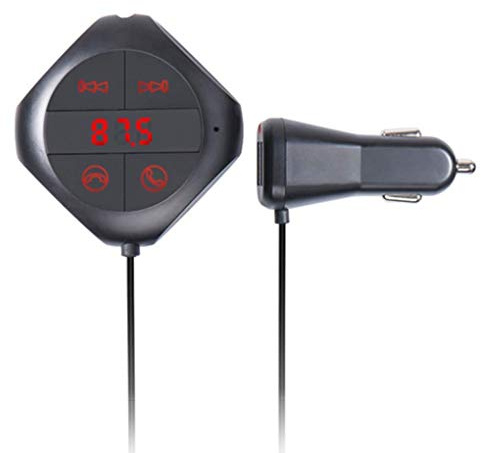 Riloer Q7S Lettore MP3 Bluetooth per auto Vivavoce Trasmettitore FM Modulatore Caricatore USB per auto Kit ricevitore Bluetooth