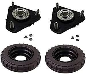 The Urban Company Front Suspension Pair Strut Top Mounts & Bearings Compatible/Replacement For Honda Civic 2005-2011
