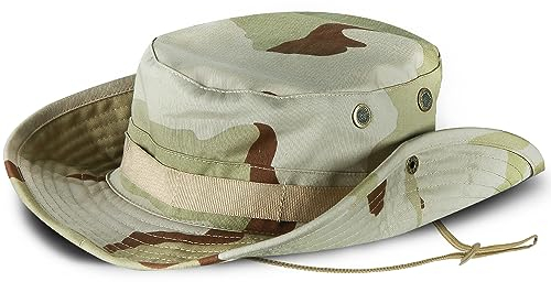Buschhut Boonie Hat für Herren Damen, Camouflage Dschungel Hut Bucket Hat Sonnenschutz Outdoor Hut, Military UV Schutz Sonnenhut Fischerhut Gartenhut