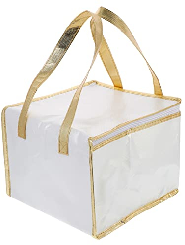 Ciieeo De De Repas Produire des Sacs De Rangement Portable pour Gâteaux Sacs De à Emporter De Transport Récipient Feuille D'aluminium