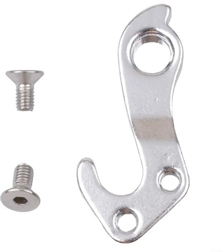 ZWEquipint Fahrrad-Schaltauge mit Schrauben, Fahrrad-Heckhaken, 322175 für Trek 4 6000 für FX 7.2 bis 9.9 Serien-Modelle, Silberstahl (Silber)
