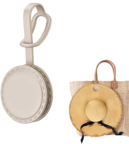BelleFlair Support magnétique pour Chapeaux en Voyage, Clip en Silicone pour Sac et Valise, Clips magnétiques comme Accessoires de Sac Chapeau de Soleil, Mains Libres en Vacances