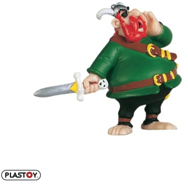 Plastoy Asterix Figurine Pirata Barba Rossa - PVC - 6 cm