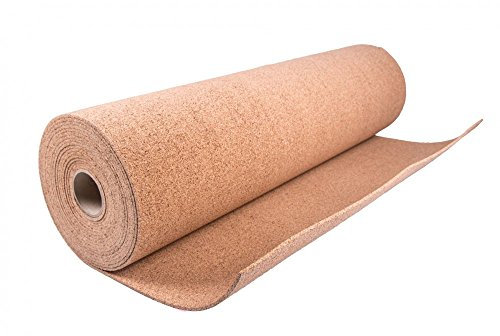 PINBOARD CORK ROLL ACOUSTIC WALL SHEET 1m x 10m x 3mm -10m2, THICKNESS 3 mm