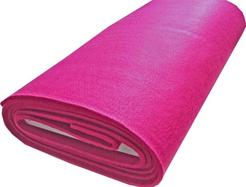 Bastelfilz Taschenfilz, Filz Stoff Meterware ab 0,5 m (pink)