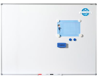 Dahle Bürotechnik Professional Board 30 x 45 cm, weiß emailiert, Alurahmen