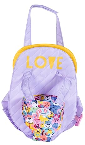BABY born Puppentrage für Kinder mit verstellbarem Gurt für 36 cm und 43 cm Puppen, 828038 Zapf Creation