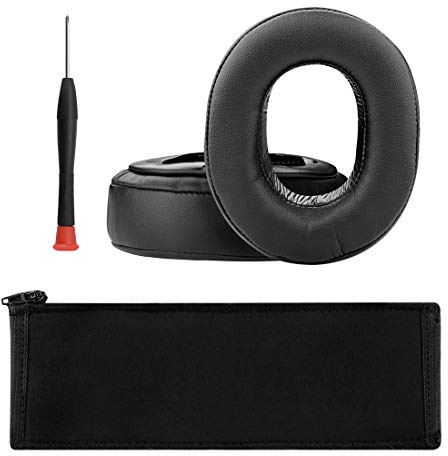Geekria Ohrpolster und Kopfbügel-Set, kompatibel mit Sony MDR-HW700 / MDR-HW700DS Kopfhörern, Reparaturteil-Anzug, Schwarz