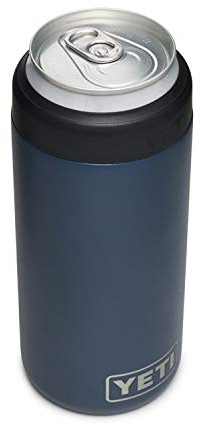 YETI Rambler - Aislador de latas Colster Slim para latas Seltzer delgadas y duras, color azul marino