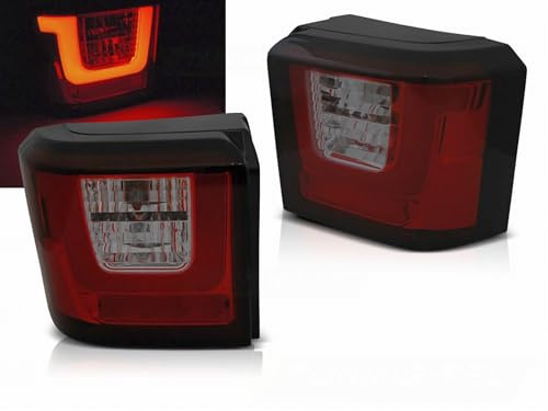 CR-Lights LED Light Bar Rückleuchten in rot klar für VW T4 Bus Transporter 1990-03.2003
