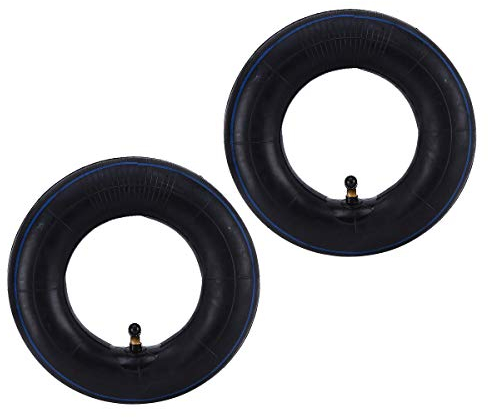 RUHUO 2er Packung 2.50-4 Innen Schläuche Reifenschlauch mit TR87 gebogenem Ventilschaft Ersatz für Handwagen, Nutzfahrzeug, Rasenmäher, Schubkarren, Transportwagen, Motorroller