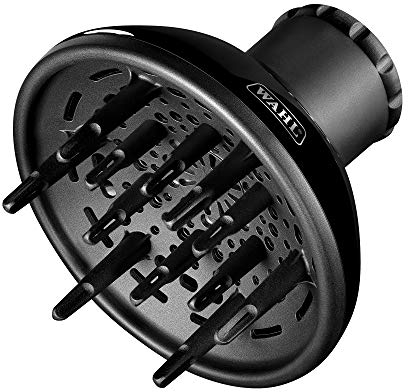 Wahl Universal Diffuser, Hairdryer Attachment, Curly Hairstyling, Wavy Hair Styling, Frizz Free Hair Drying, One Size Fits All Diffuser, Adjustable Airflow Dryer, Max Barrel Size: 52mm