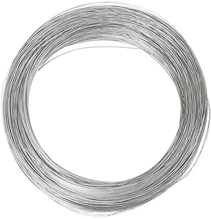 1 x 10 m Edelstahl-Federdraht, harter Draht, 0,3–3 mm Federstahldraht (0,4 mm).