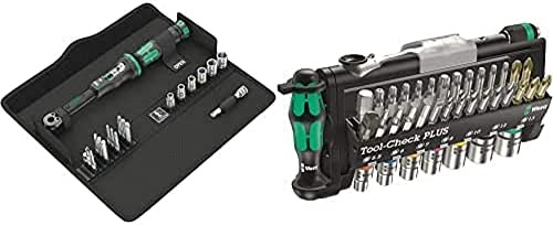 Wera 05130110001 Click-Torque A 6 Set 1 Drehmomentschlüssel-Satz & Bit-Sortiment, Tool-Check PLUS, 39-teilig, 05056490001