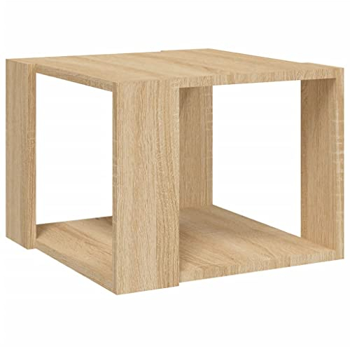 vidaXL Coffee Table Indoor Modern Couch Tea End Table Living room Centre Sofa Table Unit Home Furniture Household Set Chipboard Sonoma Oak
