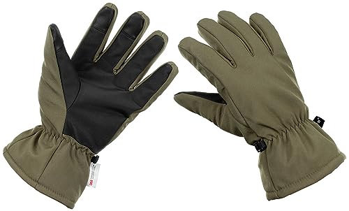 MFH Fingerhandschuhe, Soft Shell, 3M™ Thinsulate™ (grün, L)