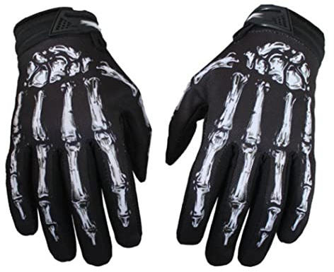 Wedhapy Motorcycle Gloves Touchscreen Non Slip Skeleton Bike Gloves Riding Mittens For Men Women L 1pair Motorcycle Gloves For Men And Women, Full Finger Touchscreen Motorbike Gloves