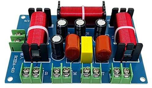 SVRITE 200-W-Lautsprecher-Frequenzweiche, Doppelte HöHen + MitteltöNer + Bass, 4-Wege-Lautsprecher, Audio-Frequenzteiler, Heimkino-Lautsprecherteiler