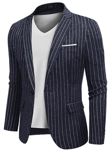 COOFANDY Men's Casual Sports Coats Lightweight Suit Blazer Jackets One Button Jacket Business
