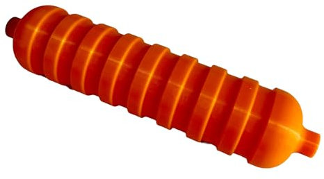 Custom upgraded orange replacement roller for worx lawnmower