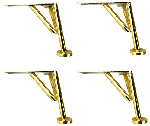 CNBYDK 4 Stück Haarnadel-Tischbeine, Möbelbeine aus Eisen, Möbelfüße aus Metall, Schrankbeine, Küchenfüße, Füße für Sofas, Fernsehständerbeine, Stützfuß für Badezimmersch