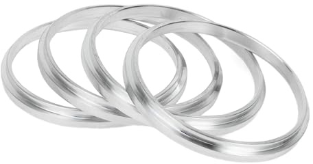 INFINAUTO Lot de 4 anneaux de centrage de moyeu, 72,6 mm ID à 82 mm OD en alliage d'aluminium