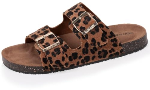 Isotoner Sandales Femme à doubles bride talon ultra confort | Semelle intérieure synthétique - Patch talon confort EVERYWEAR™